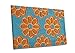 Produktbild Hanse Home Fußmatte Kokos für Innen - Schmutzfangmatte Natur, Kokosmatte Blumen Muster, rutschfest Fußabtreter für Flur, Terrasse, Eingangsbereich - 45x75cm