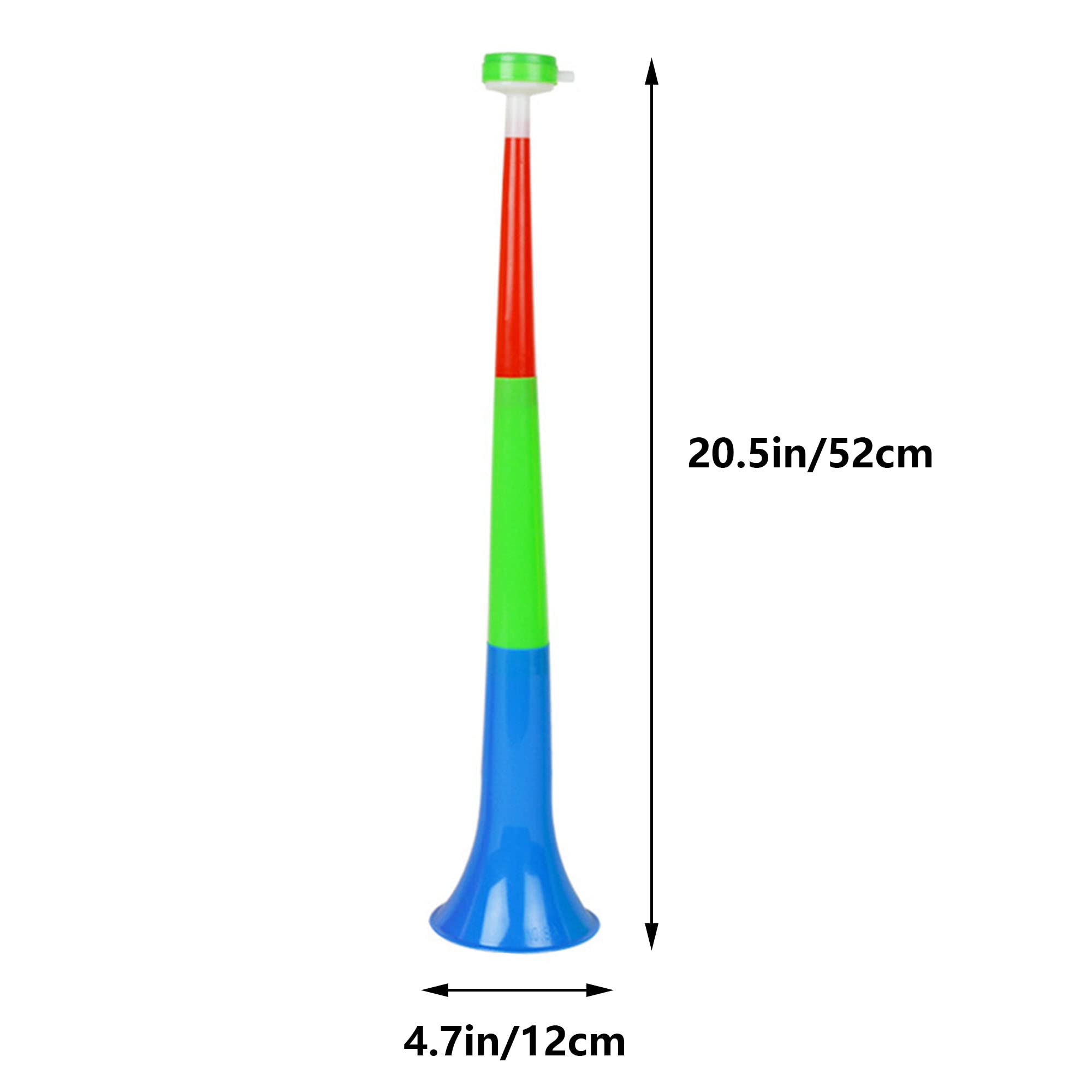 2 PCS Trombe Vuvuzela Plastica Cheerleader Suonando Tromba Tromba Forte Spettatore Tifoso Clacson Creare Rumore Tromba Merchandising Fan Celebrazioni Sportive Stadio Partita Calcio Tromba