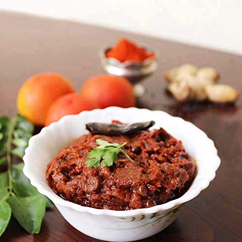 Sitara Foods Tomato Pickle Tamota Aachar Without Garlic Home Made 1000 grams Bag