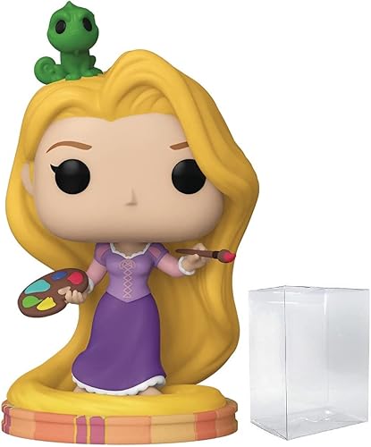 Miniatura 1 de POP Disney: Ultimate Princess - Figura de vinilo de Rapunzel & Pascal Funko (con funda protectora compatible), multicolor, 3.75 pulgadas
