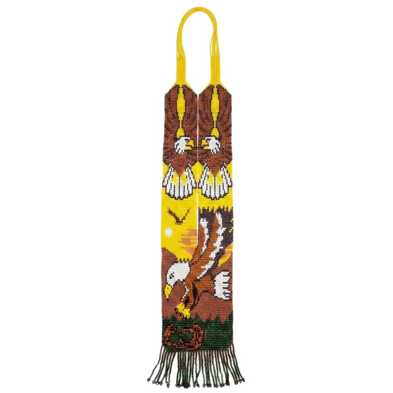 Collier ukrainien Gerdan à tête de faucon LKBEADS pour sublimer un décolleté