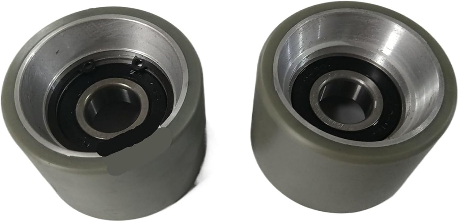 70 * 50 * 6204 Escalator Handrail Nylon Hub Support Roller Pressing Aluminum Core Wheel OD 70mm W 50mm Bearing 6204RS