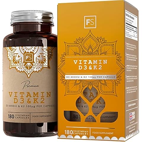 FS Vitamina D3 4000iu y Vitamina K2 100μg Capsulas Cover