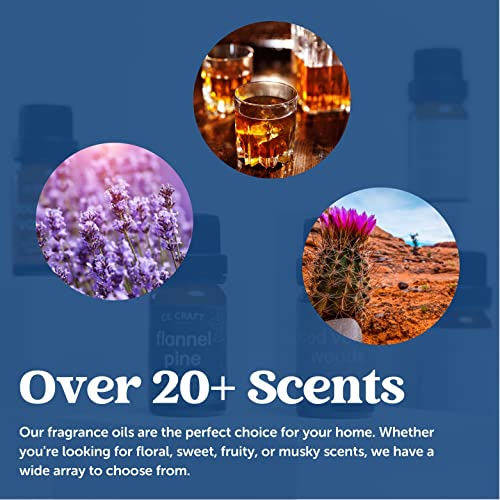 Image of CANDECraftCo Premium Fragrance Oil - Diffuser Oils Fragrances Scented for Home, Candle Soap Making Supplies, Aromatherapy Blends for House (0.34 Fl Oz) (2-Pack, Pink Sugar & Pink Sands)
