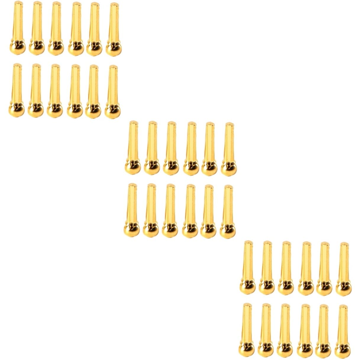VICASKY 36piezas Clavijas De Puente De Cobre Para Guitarra Accesorios De Reemplazo Compatibles Guitarras Acústicas y Folk Material Duradero y Resistente Al Desgaste Mejora El Sonido