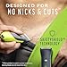 Veet Total Pro Precision Intimate Trimmer for Men, Grooming Device Body, Beard & Pubic Hair Safe & Gentle Trimming for Sensitive Areas Rechargeable, 100percent Waterproof, Designed for Wet & Dry Use