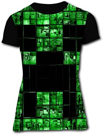 Dan Green World Game Women 3D Graphic T-Shirts Crew Neck Tees for Lady S