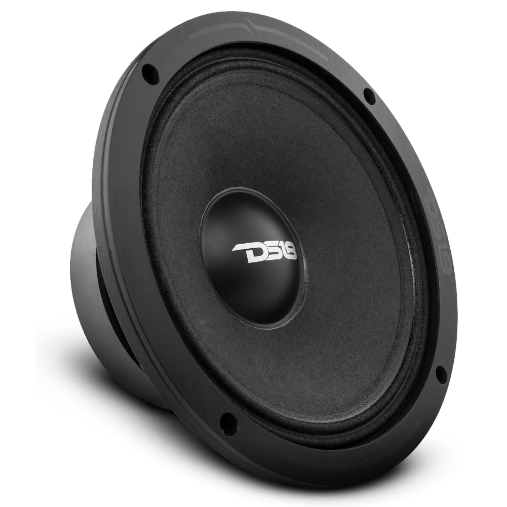 KIT SET PER DS 18 PRO-ZXi8M 1 midrange altoparlante da 20 cm 200 mm 8" di diametro, 350 watt rms 700 watt max, 8 ohm, sensibilità 99 db spl, feste, per casa, 1 pezzo + adesivo omaggio