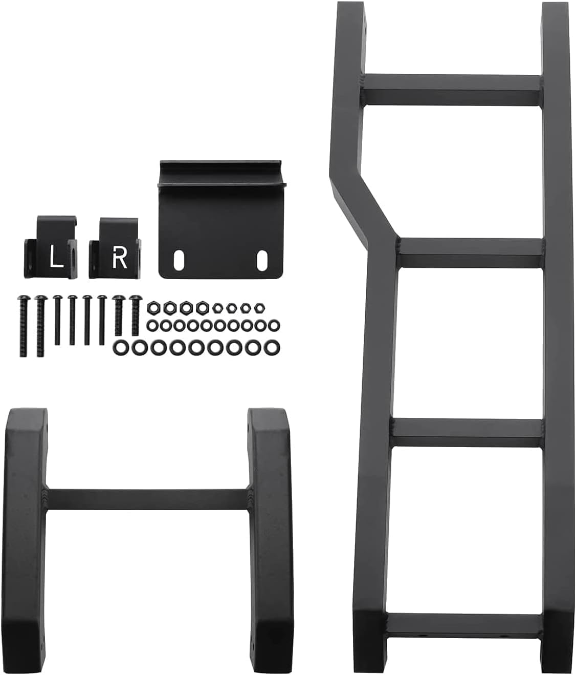 Auto Heckklappenleiter zum Klettern für Suzuki Jimny JB64 JB74W 2019-2023, Hecktür Leiter Klettern Climbing Ladder Aluminiumlegierung Trittleiter,A