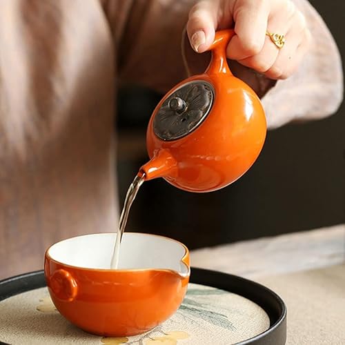 Miniatura 9 de Tetera de cerámica elegante hervidor de té para el hogar, cocina elegante, accesorio de té, accesorios para el hogar, suministro de té, tetera