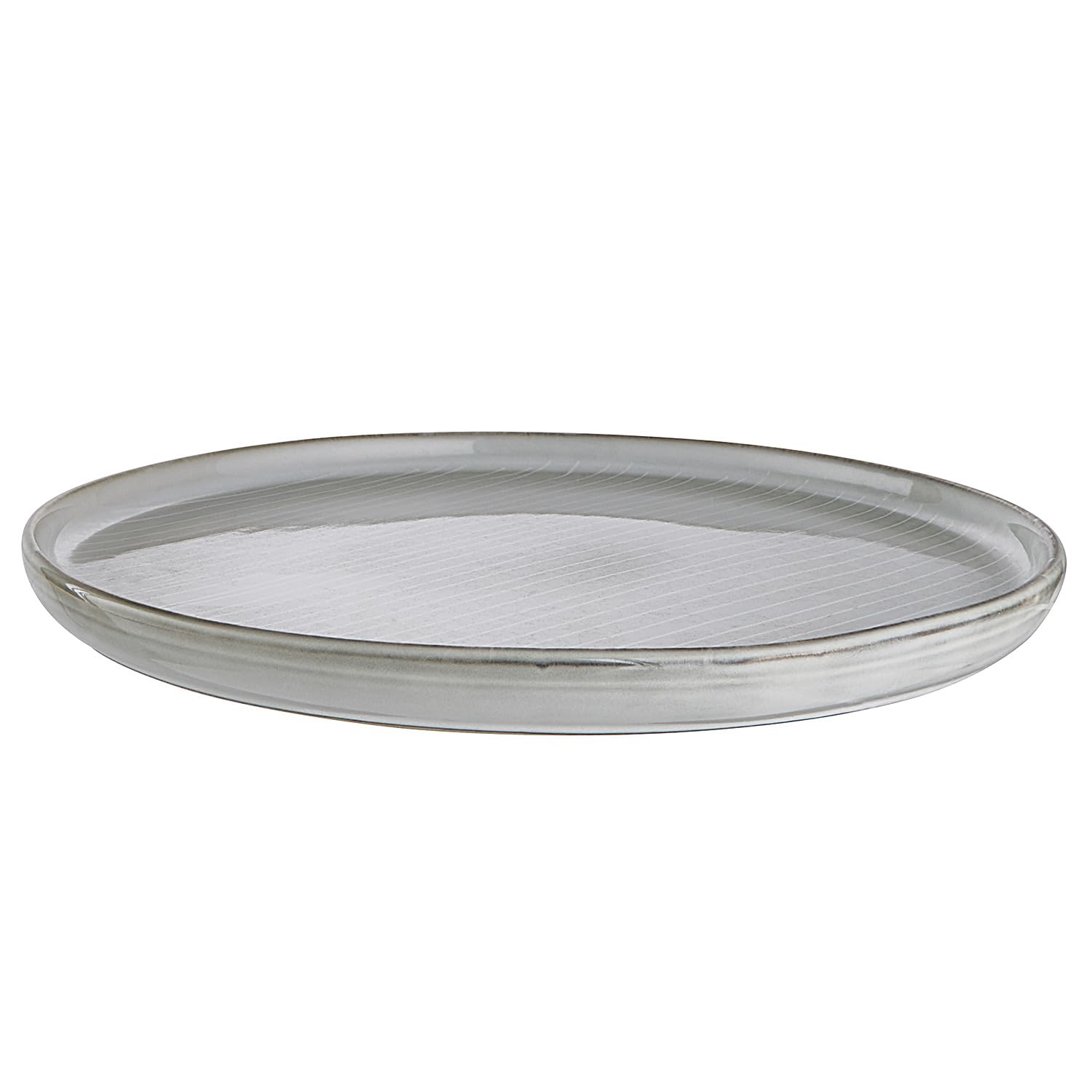 BUTLERS Teller 8er Set Geschirrset HENLEY Steinzeug Geschirr Set 8-tlg. Tafelservice | Teller 21cm Speiseteller 27cm | Landhausstill reaktive Glasur | Mikrowellen- & spülmaschinenfest