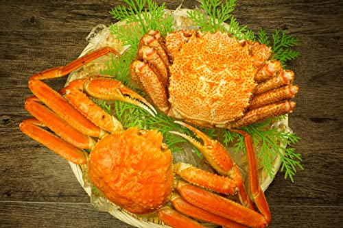 【ズワイ姿1kg前後・北海道産毛蟹1kg 】本ズワイガニ(姿)1kg ズワイガニカニ ジャンボ毛蟹1kg 食べ比べ お中元 ギフト ズワイガニ 1尾1kg ロシア産 北海道加工 ボイル かに カニ 蟹 けがに カニ味噌