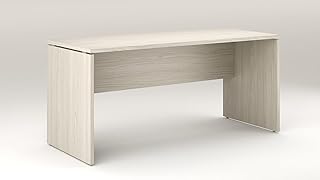 Scrivania per ufficio o casa | Noce Gesso | Larghezza 160 cm | Profondità 65 cm | Altezza 74 cm | spess. 22 mm