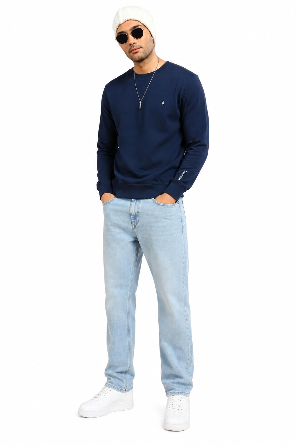 Men's Sweatshirt Stand Alone Men's 100% Organic Cotton Sweatshirt | Anti-Pilling Fabric | Graphic Print | Round Neck | Full Sleeve | Regular Fit | Premium Casual Pullover-picture-43