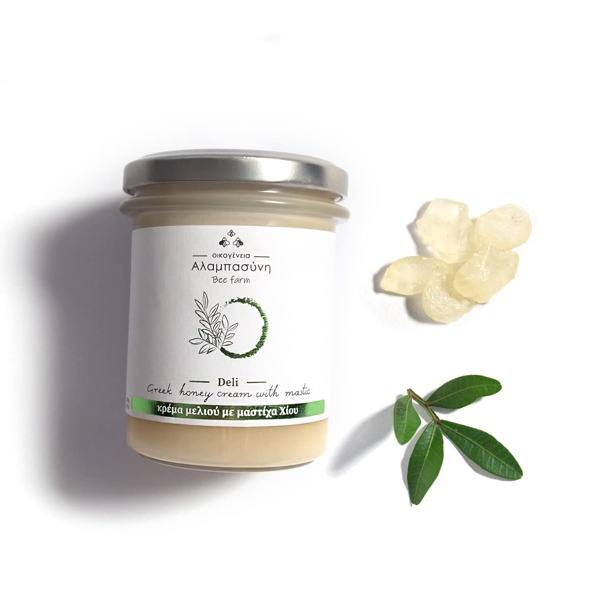 Alabasinis Greek Creamed Honey with Mastic 250g