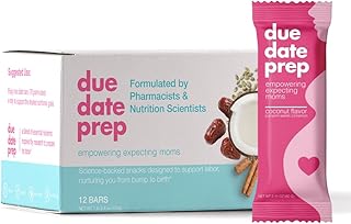 Due Date Prep Snack Bars – Natural Labor Prep Support for Pregnant Women...