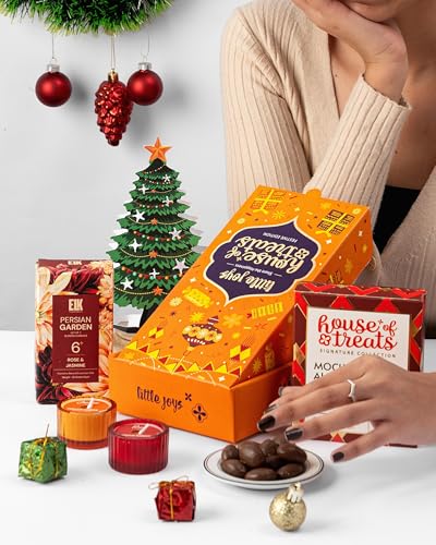 Image of HyperFoods Christmas Hampers For Gifting New Year Gifts For Friends Christmas Hamper Gift Box Chocolates New Year Gift Pack Gift for Brother Newyear Gift Hamper Chocolate Gift Pack