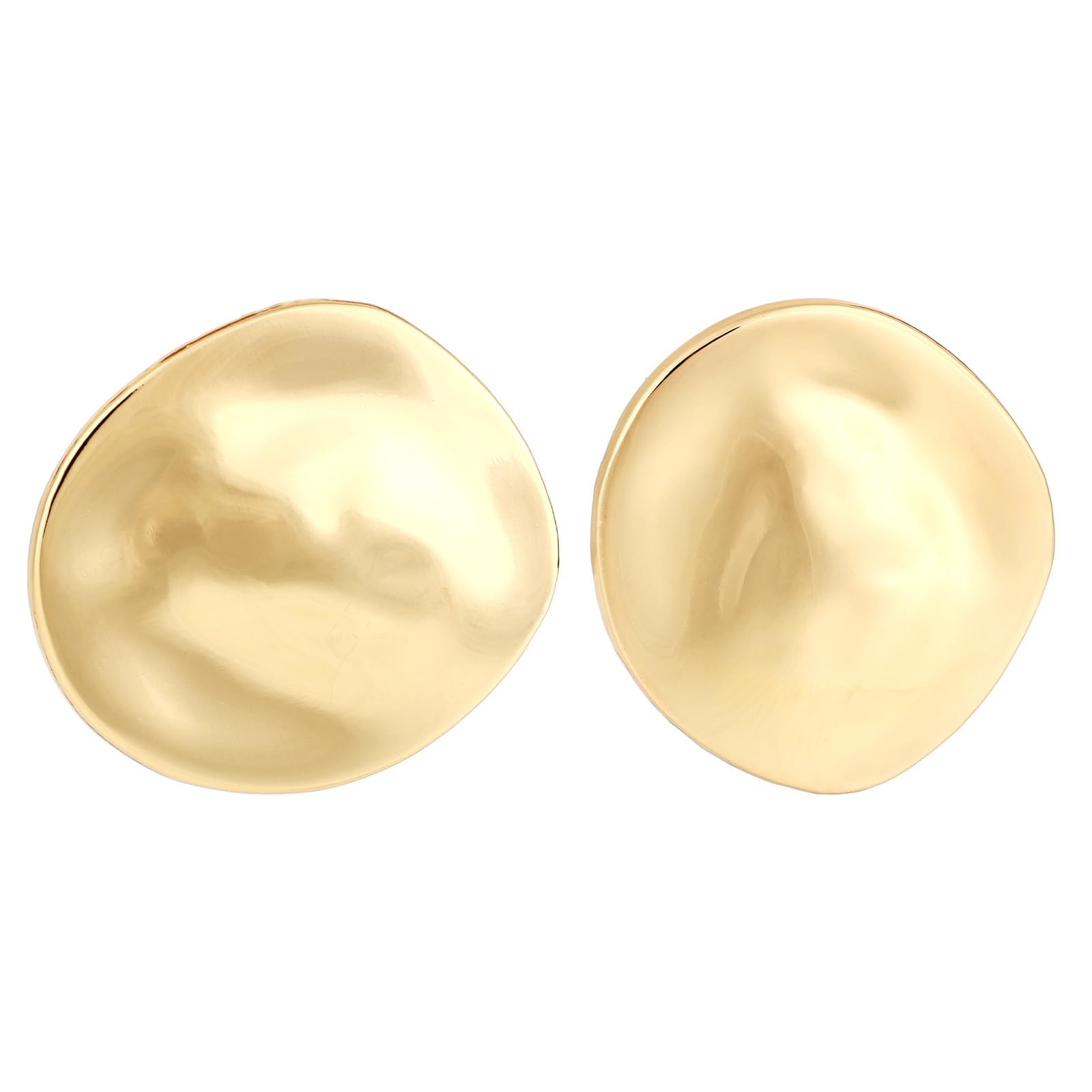 2pcs Geometric Metal Brooch Pin, Irregular Round Vintage Brooches for Women Men Fashion Badges Lapel Pin Coat Evening Dress Jewelry for Lady Wedding Birthday Party Accessories (Gold)