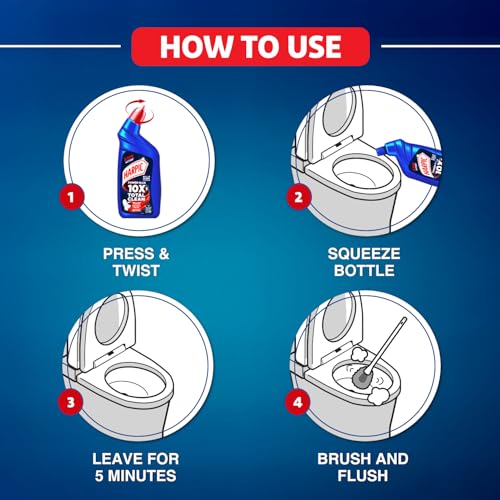 Image of Harpic Disinfectant Toilet Cleaner Liquid, Original - 600 ml (Pack of 3) | India's # 1 Toilet Cleaner