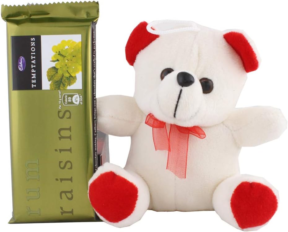 Astonished Retail Temptation Chocolate with Cute Teddy | Chocolate Gift for Rakhi, Diwali, Christmas, Birthday, Anniversary, Holi., 1
