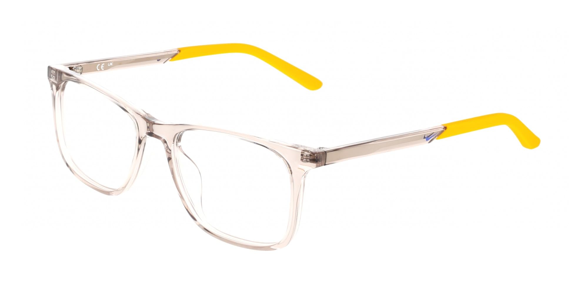 Lunettes de vue Nike 5071 bicolore gris et jaune or 49mm