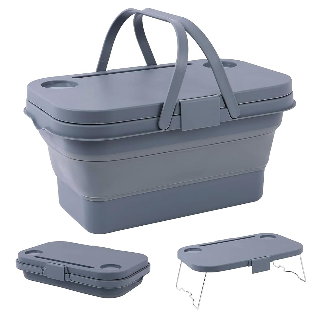 See full amazon price history chart for Proberos® Camping Collapsible Bucket with 2 in 1 Multi Purpose Lid Collapsible Basket With Handles Travel Collapsible Bucket for Camping, Picnic Proberos® Camping Collapsible Bucket with 2 in 1 Multi Purpose Lid Collapsible Basket With Handles Travel Collapsible Bucket for Camping, Picnic (B0CYG978KB) Amazon Price History, Amazon Price Tracker