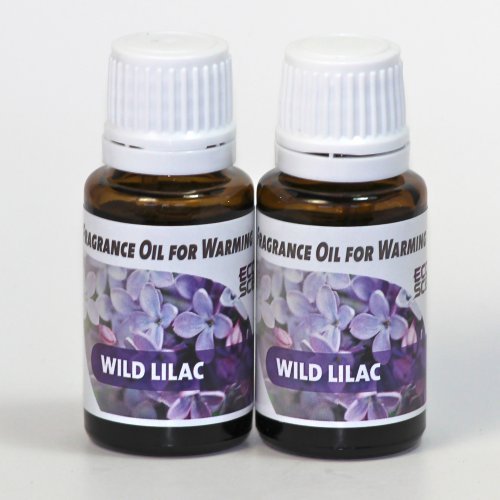 2-Pack. Wild Lilac Fragrance Oil for Warming from EcoScents (15 mL). Highly concentrated for intense fragrance, ready to use - no wax or water carrier needed.
