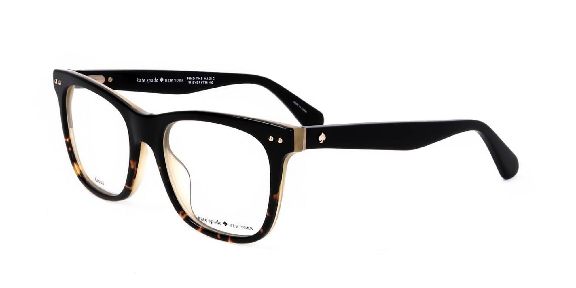 Kate Spade ANIYAH W4A BLACK BLOND HAVANA SHADED BLACK 51/18/140 WOMAN Eyewear Frame