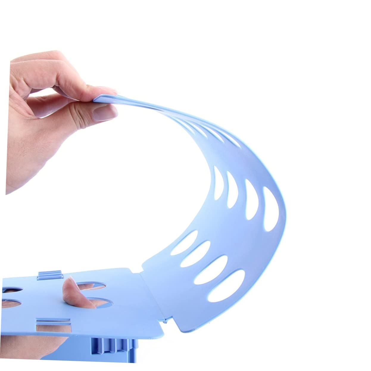 Zerodeko Folding Shirts Pants Board Material Strong Ductile Movable Ring Design Space-efficient Random Style