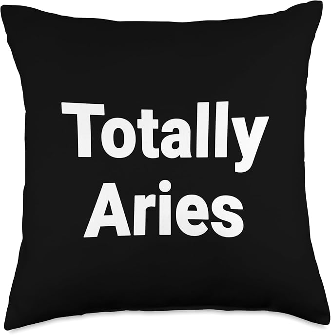 Totally Aries Throw Pillow