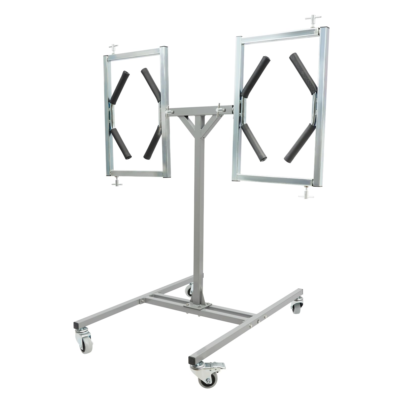 60 kg Felgenlackierständer con 360° Drehbaren Mounts con 4 ruedas, acero Autostoßstange Lackierständer para 2 llantas