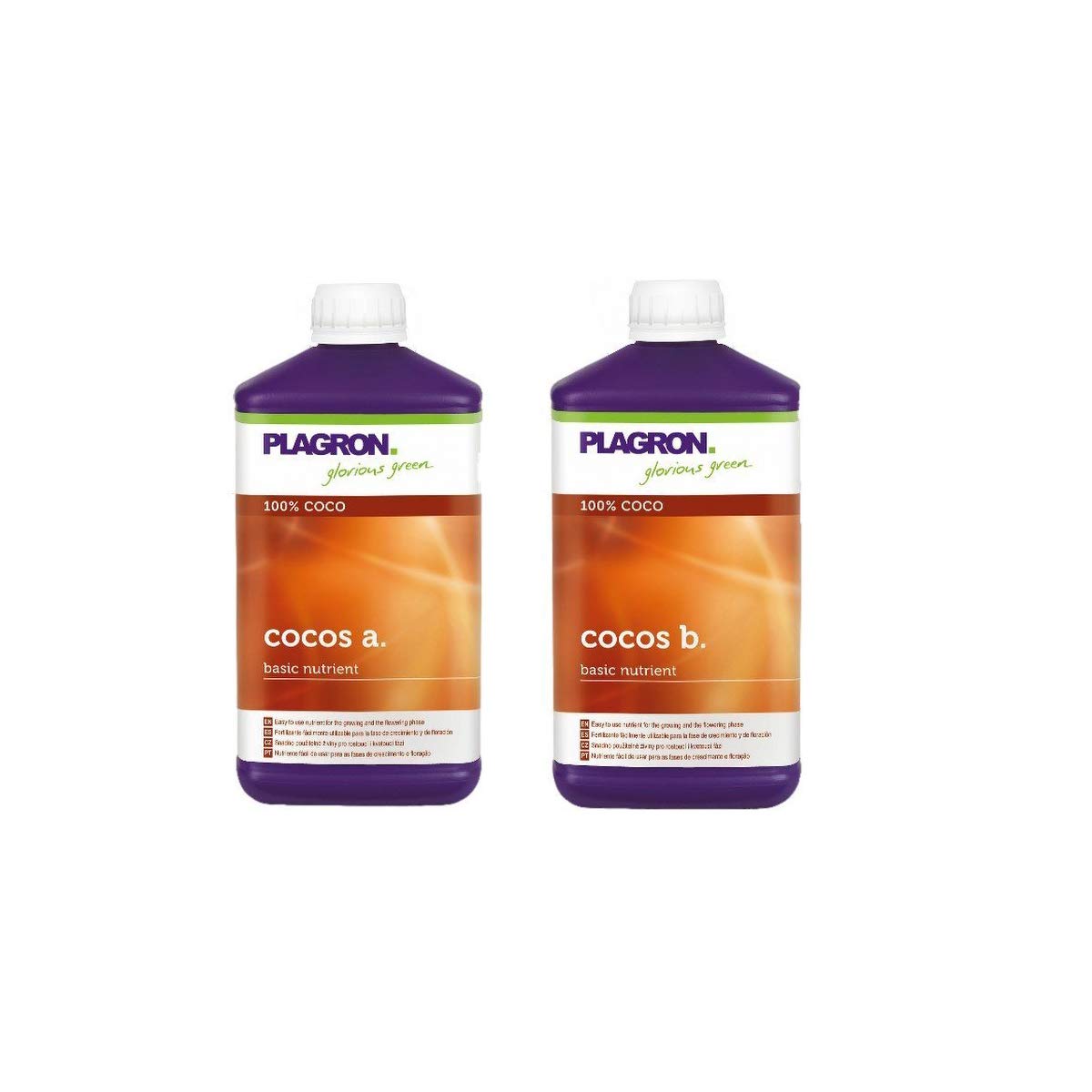 Plagron Coco A+B 1L - Fertilizzante Minerale Per Coltivazione In Fibra Di Cocco - Nutriente Bi-Componente