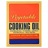 Vegetable Cooking Oil, Longer Life Frying Oil, Kosher, Suitable for Vegetarians, 20 Litres