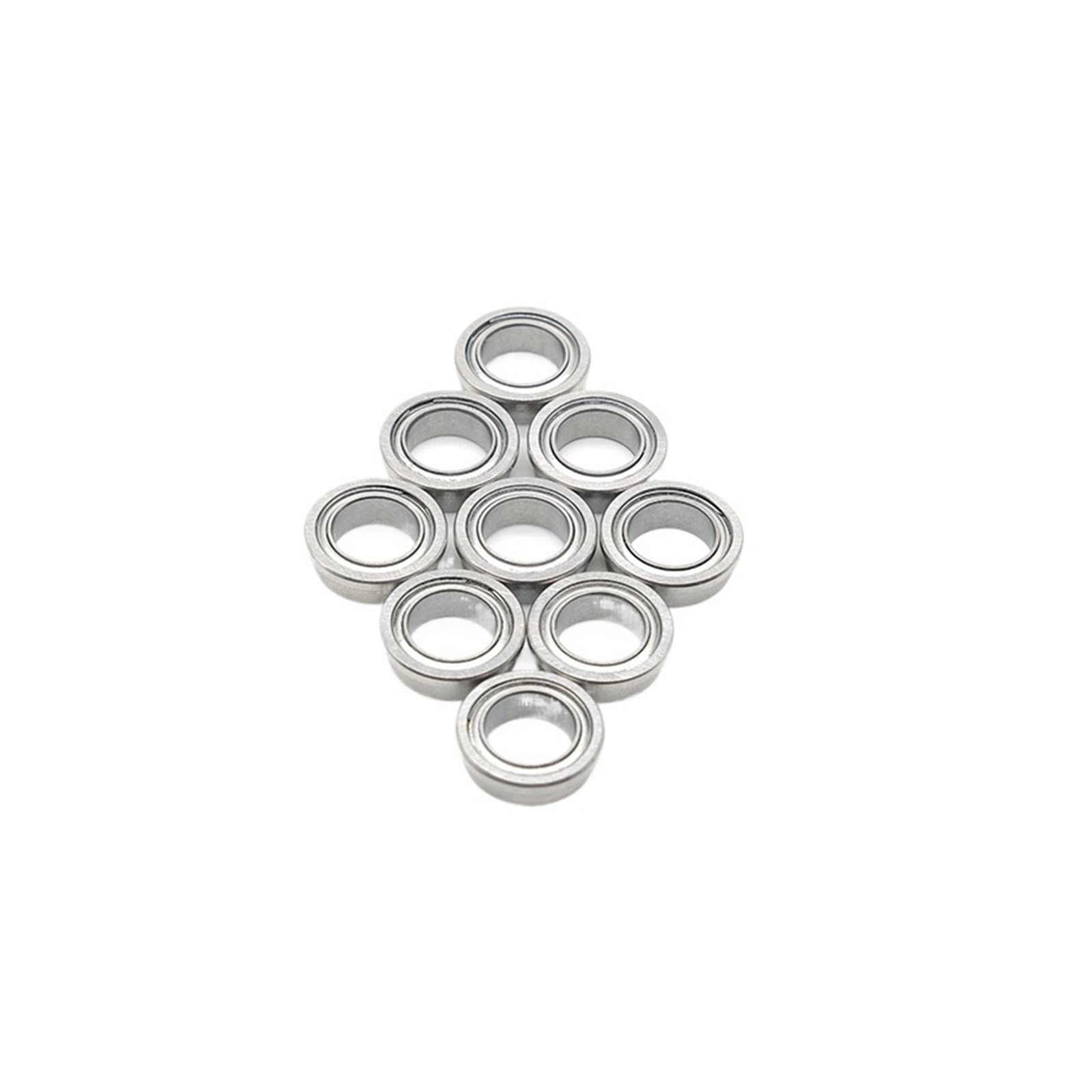 (10 uds.) R144ZZ R144-2Z Rodamiento de bolas miniatura blindado de 1/8" x 1/4" x 7/64" 3,175 x 6,35 x 2,779 mm Rodamiento de bolas de ranura profunda