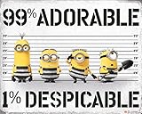 Pyramid International 99% Adorable 1% Despicable Me 3' Mini Poster, Plastic/Glass, Multi-Colour, 40...