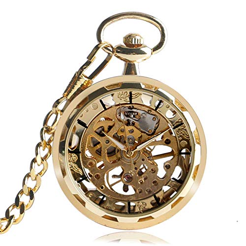 NOALED Pocket Watch Steampunk Watch for Men Women Hand Winding Mechanical Pocket Watches Silver Gold Bronze Balck Pendant with,Pocket Watch Stand Wood (Full steampunk buy now online NOALED Pocket Watch Steampunk Watch for Men Women Hand Winding Mechanical Pocket Watches Silver Gold Bronze Balck Pendant with,Pocket Watch Stand Wood (Full steampunk buy now online