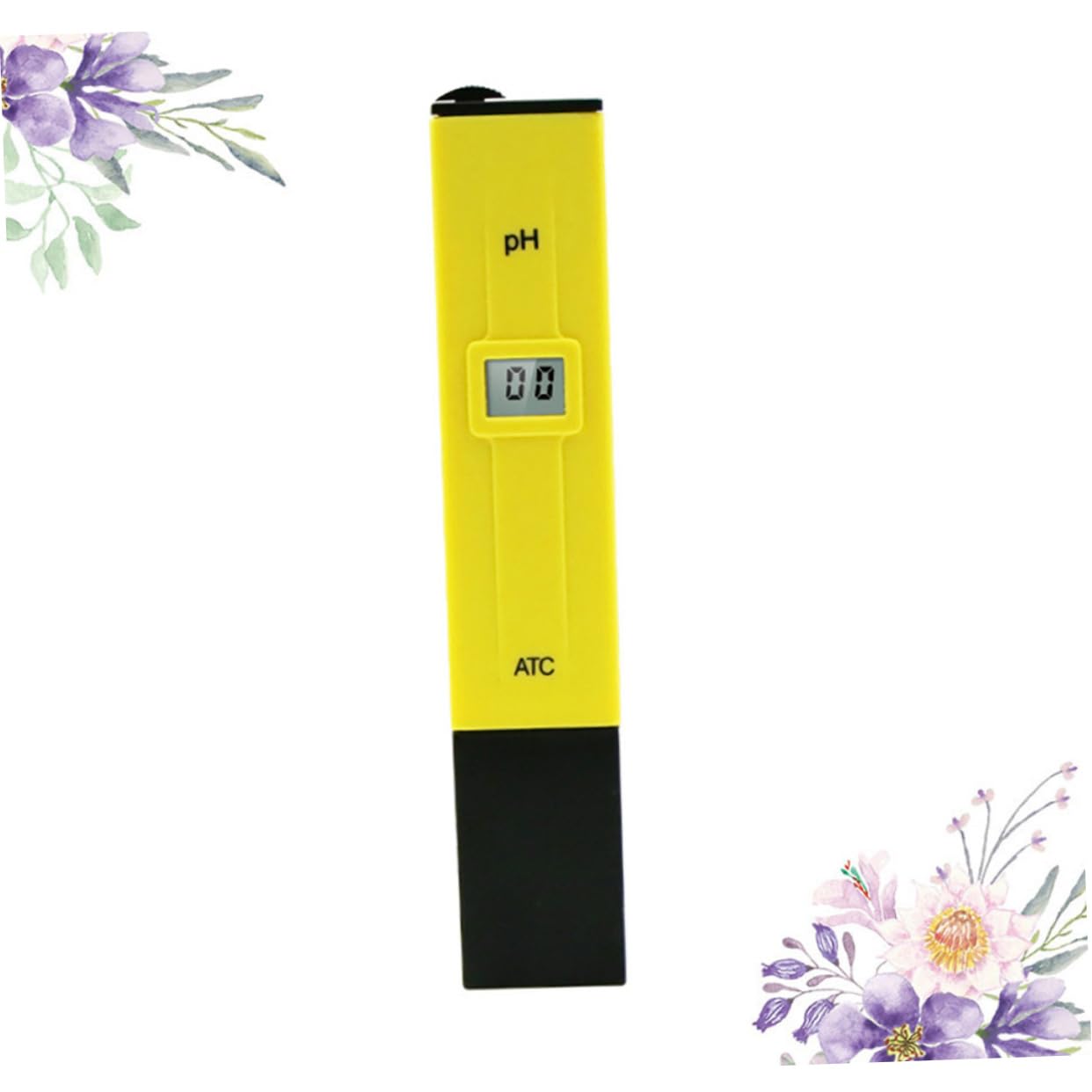 SOLUSTRE 2pezzi Ph Digitale Portatile Per Misurazione Acidità Tester Ph Preciso Con Schermo Led Per Acquari e Laboratori Strumento Pratico e Compatto Per Uso Quotidiano