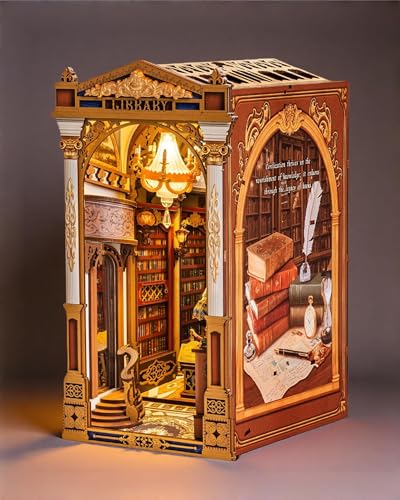 Rolife DIY Book Nook Kit - Library of Wonders 3D