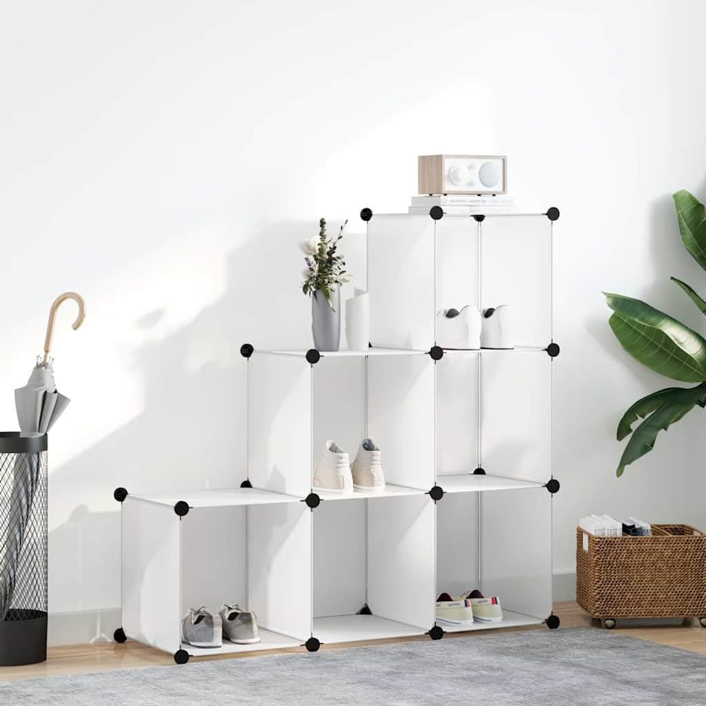 Estantería de Cubos 6 Compartimentos Blanco