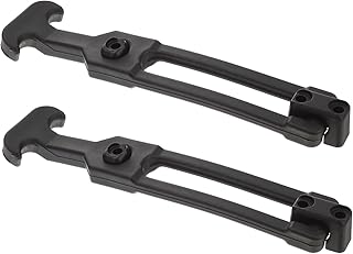ULTECHNOVO 2 Pcs T-Handle Pull Toolbox - Proof T- Handle Draw Latches Toolbox T- Handle Hasp Shock-Proof T-Handle Draw Latches T-Handle Hasp T-Handle Latches Elasticity Black Rubber Lock