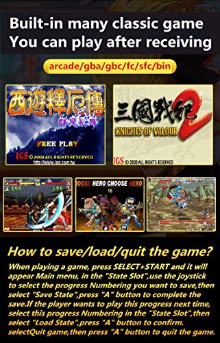 Image of New JXD classic nostalgia big rocker retro Multiplayer mini arcade console Dual-core 32GB build in 9000 games more than 10 simulators such as mame /CPS /arcade mp3 mp4