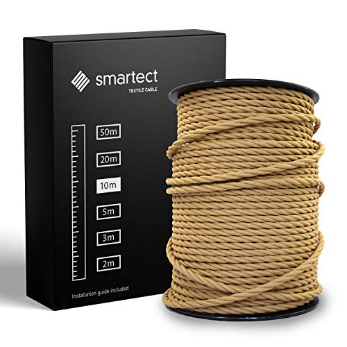 smartect Braided Cable twisted, Light Brown