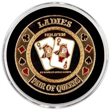 Trademark Poker Ladies - Card Cover - Protect Your Hand