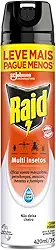 Inseticida Aerossol Multi-Insetos Base Água sem Perfume Raid Frasco 420ml Spray Leve Mais Pague Menos