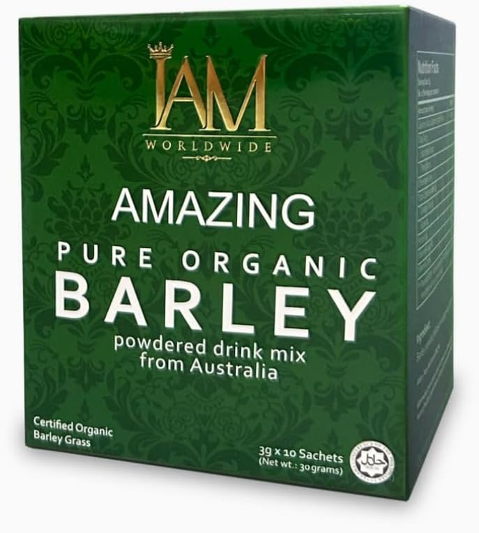 IAM Amazing Pure Organic Barley Powder Drink Barley Green Natural Blend