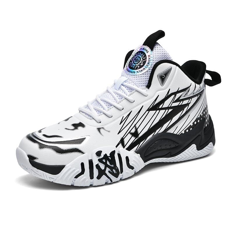Zapatillas de Baloncesto Alto Unisex Acolchadas, Entrenamiento Casual