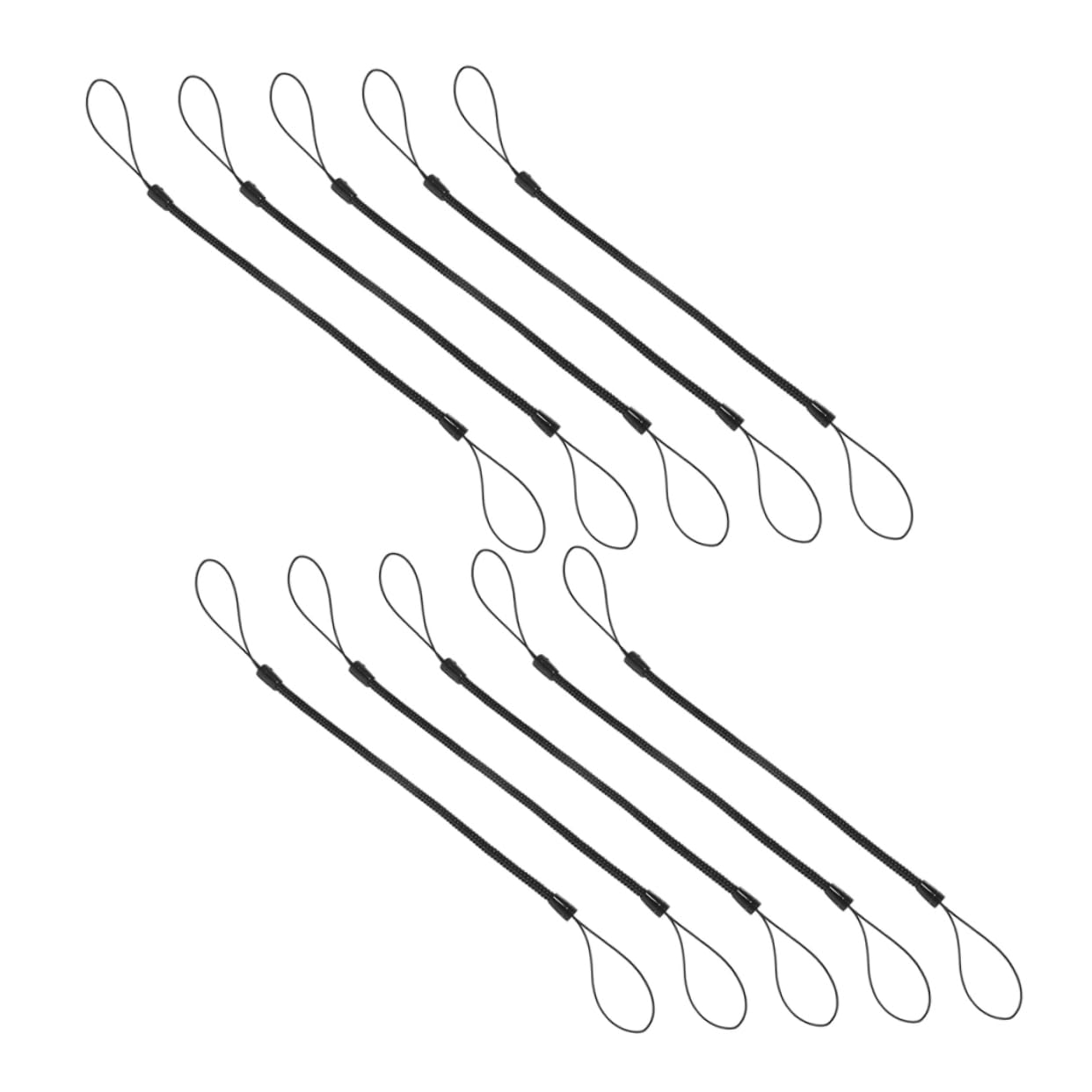 HOMSFOU 10pcs Stylus Pen Hanging Ropes Anti-Lost Spring Ropes Pen Lanyard Touchscreen Stylus Tether