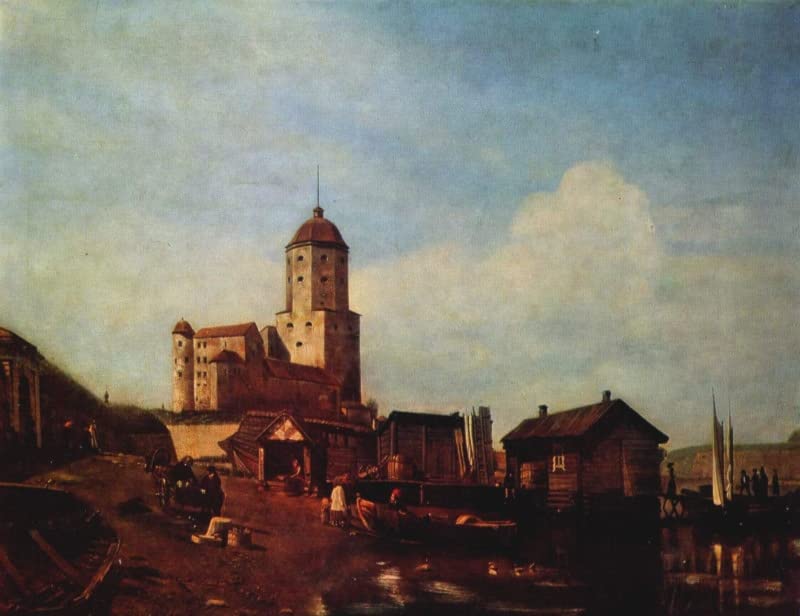 Tableau Vyborg d'art mural haut de gamme 60x90cm de Lev Lagorio impression salon