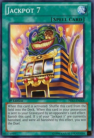 Amazon.com: YU-GI-OH! - Jackpot 7 (PRIO-EN068) - Primal Origin - 1st  Edition
