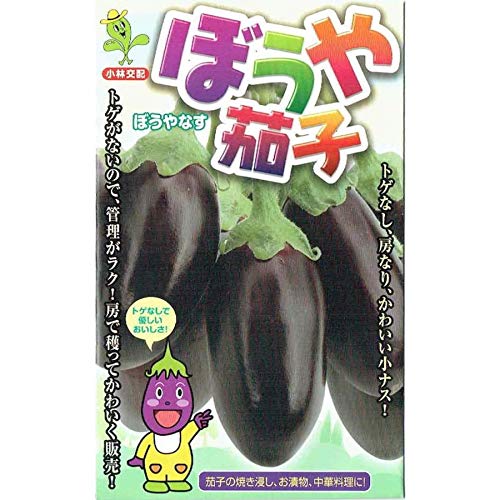 Amazon.co.jp: 小林種苗 ナス 「ぼうや茄子」のタネ : DIY・工具・ガーデン